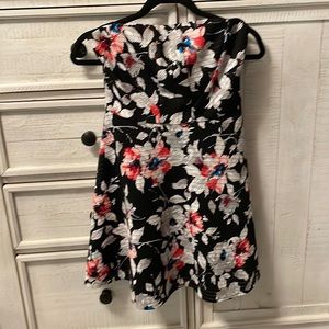 Floral tubtop dress
